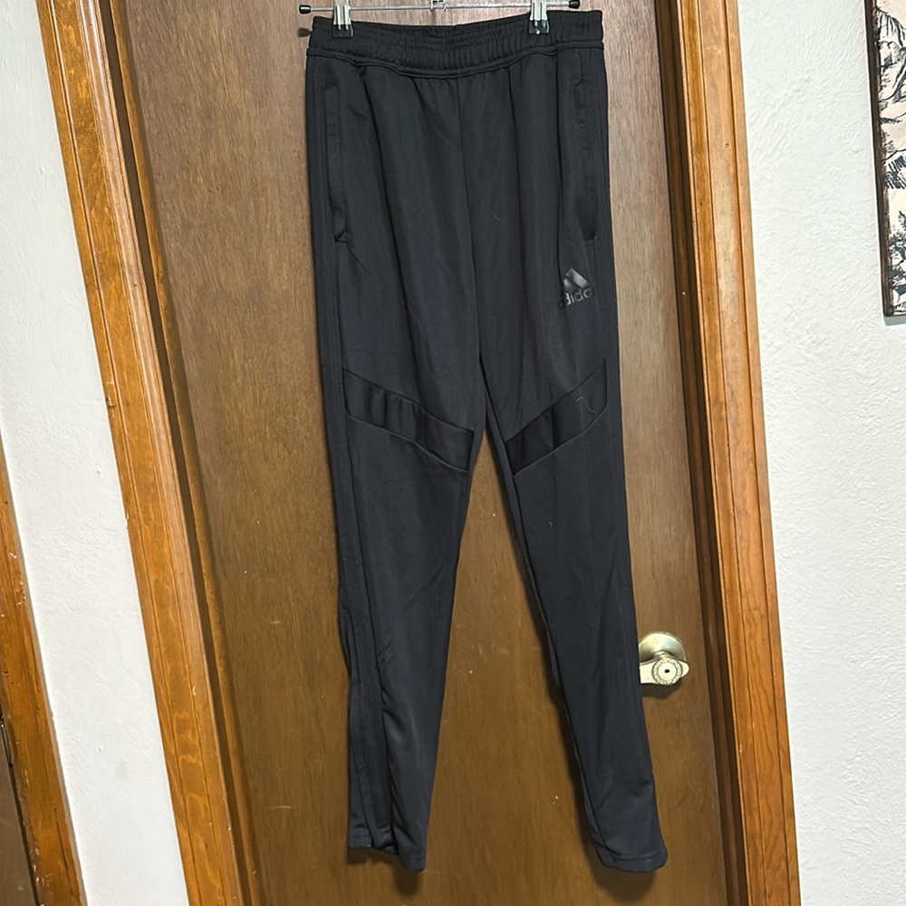 Adidas black joggers